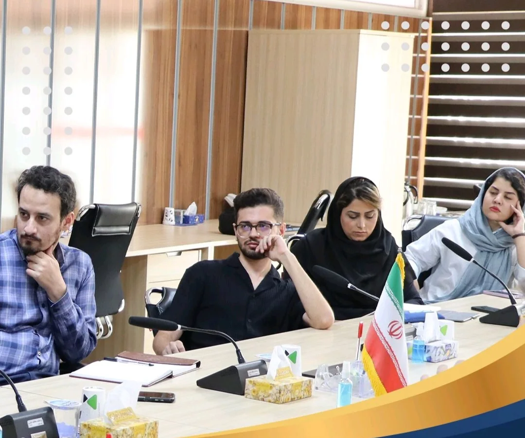 Ali Ghorbani Bargani in an academic meeting